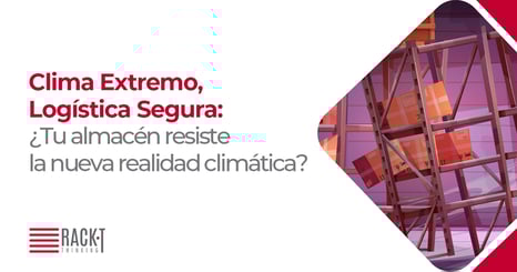 Racks destruidos por el clima extremo