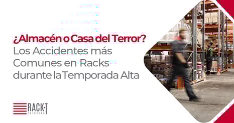 Fantasma de persona en almacén presagiando los accidentes en racks industriales