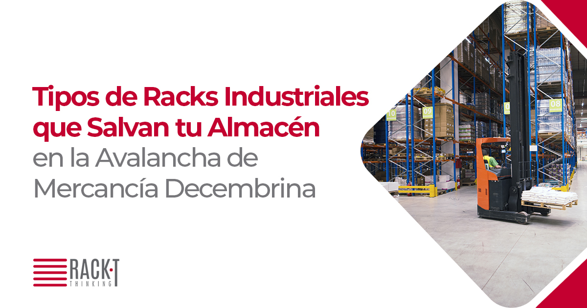 Toma general de un parque industrial mostrando los tipos de racks industriales