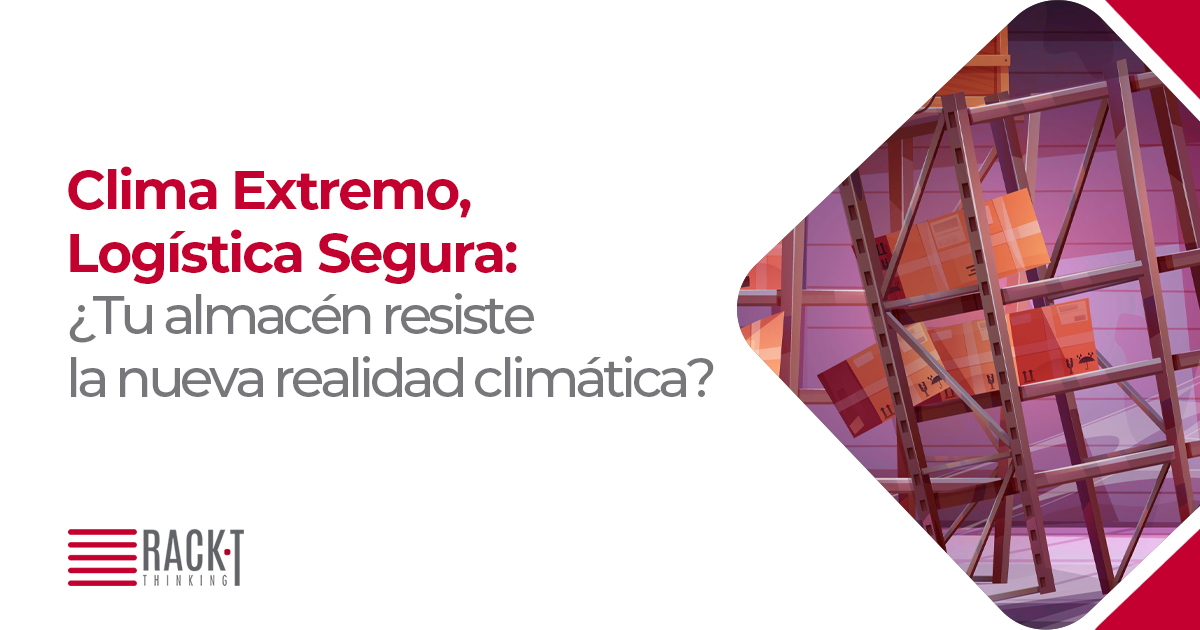 Racks destruidos por el clima extremo